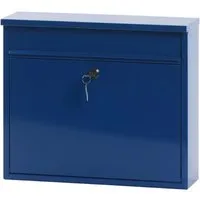 PROREGAL Wandbriefkasten Granadan aus Stahl mit Einwurfklappe 31,5 x 36 x 11 cm - Robuster Wandbriefkasten aus Stahl mit Zylinderschloss und praktischer Einwurföffnung (32 x 4 cm). Ideal für den sicheren Postempfang. Maße: 31,5 cm hoch, 36 cm breit, 11 cm tief.