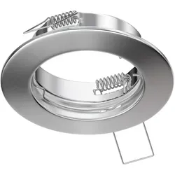 ledscom.de Deckeneinbaurahmen FERE, rund, edelstahl matt