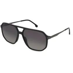 CARRERA Herren 32 DE/S Sonnenbrille, Schwarz Grau, 59 - Sportbrillen mit polarisierten Gläsern für optimalen UV-Schutz und klare Sicht bei allen Outdoor-Aktivitäten.