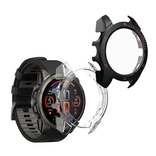 2x Glas Hülle für Garmin Fenix 8 43mm Schutzhülle