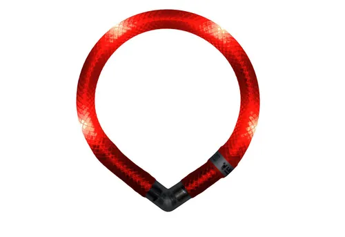 LEUCHTIE Leuchthalsband LEUCHTIE Mini Bewegungssensor rot 25, wasserdichtes LED Hundehalsband für kleine Hunde mit 50 h Leuchtdauer