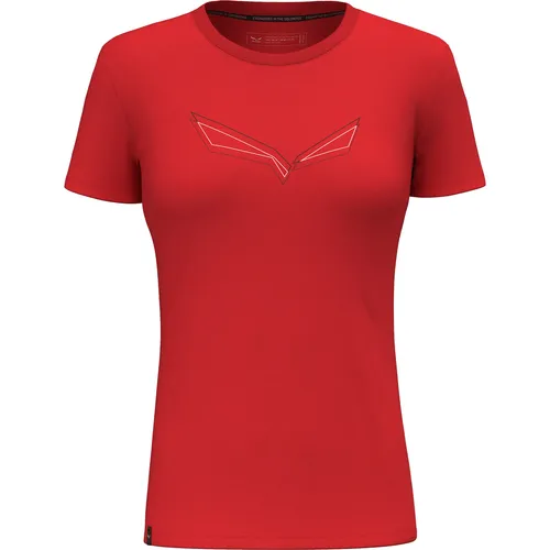 Salewa Damen Pure Eagle Frame Dry T-Shirt (Größe S, rot)