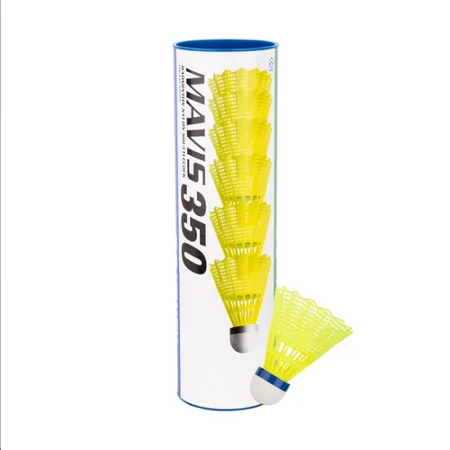 Yonex Badmintonbälle Mavis 350 Nylon gelb Dose 6er von YONEX