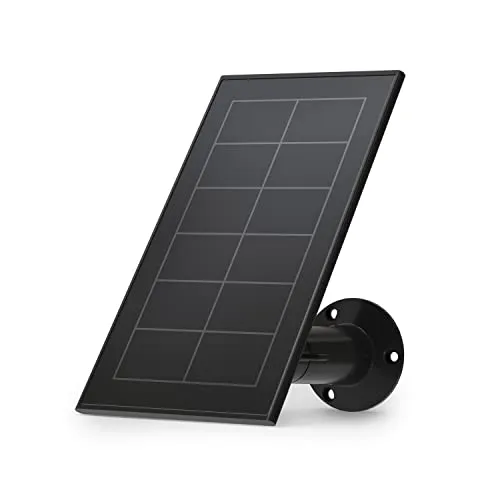 ARLO Solar-Panel Schloss Zutrittskontrolle VMA5600B-20000S - Wetterbeständiger Sonnenkollektor für Arlo Ultra Pro 3, sorgt für kontinuierliche Stromversorgung und einfache Installation