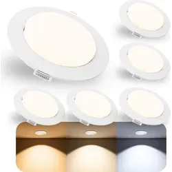 SSC-LUXon 6er Set RX-3 LED Einbauleuchten von SSC-LUXon