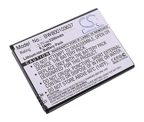 vhbw Akku kompatibel mit Samsung Galaxy GT-N7105T, GT-N7105, GT-N7108, GT-N7108D, GT-N7100 Handy Smartphone Telefon (2200 mAh, 3,7 V, Li-Ion)