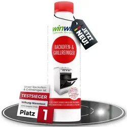 winwinCLEAN® Backofenreiniger & Grillreiniger - EXTRA STARKER Intensivreiniger für hartnäckige Ablagerungen - Der winwinCLEAN Backofen- & Grillreiniger 500ml bietet eine sensationelle Reinigungskraft! Er entfernt mühelos eingebrannte Rückstände von verschiedenen Oberflächen, ideal für Backöfen, Grills und mehr.