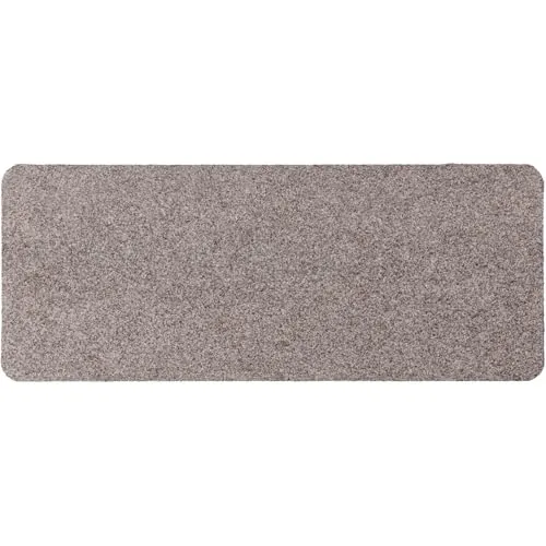 ANRO Schuhparkplatz Fußmatte rutschfest Fußabtreter Schmutzfangmatte Indoor Sauberlaufmatte schmal Abtropfmatte für Eingang Uni Beige 30 x 60 cm