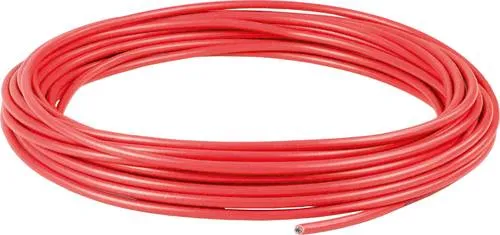 AS Schwabe 30043 Anschlussleitung 1 x 2.5mm² Rot 5m