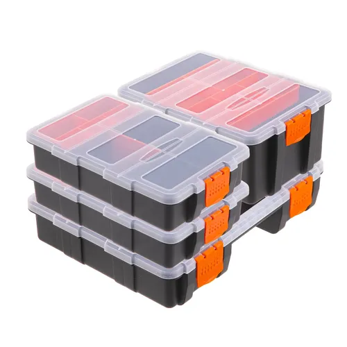 Sortierbox Kleinteile Sortimentskasten Sortimentsbox Sortimentskoffer 4er Set