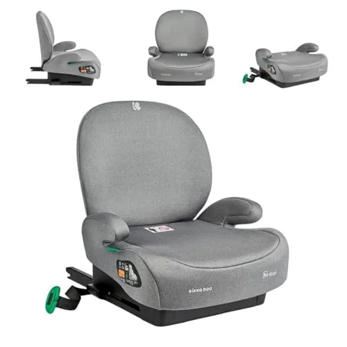 Kikkaboo i-Boost Kindersitz mit ISOFIX, grau von Kikkaboo
