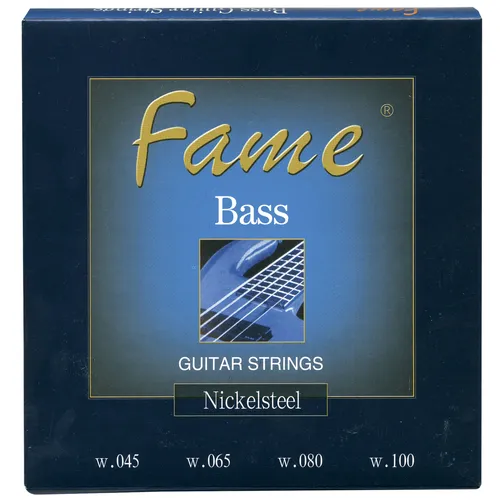 Fame Bass Saiten 4er 45-100 Nickel Plated Steel