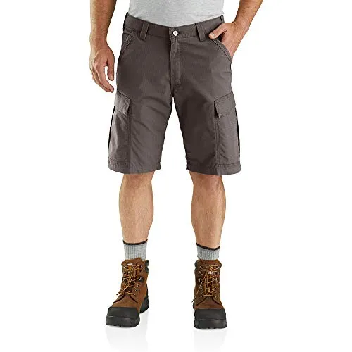 Carhartt Herren Force® Relaxed Fit Ripstop Cargo-Arbeitsshorts, Braun, W31 - Herren-Shorts mit Force Stretch Ripstop für optimale Bewegungsfreiheit und FastDry-Technologie, die Feuchtigkeit ableitet und Gerüche bekämpft.