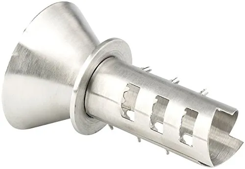 PEARL Zitronenentsafter: Zitrusfrucht-Entsafter mit Ausgießer, Edelstahl, spülmaschinengeeignet (Zitronenpresse zum Eindrehen, Zitronenentsafter Edelstahl, Zitronensaft)