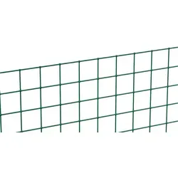 Alberts Schweißgitter 100 cm x 5 m - Grün - Hochwertiges Drahtgitter für Vogelvolieren und Kaninchenkäfige, punktgeschweißt und einfach ohne Werkzeug zu montieren. Verzinkt und kunststoffbeschichtet für dauerhaften Schutz.