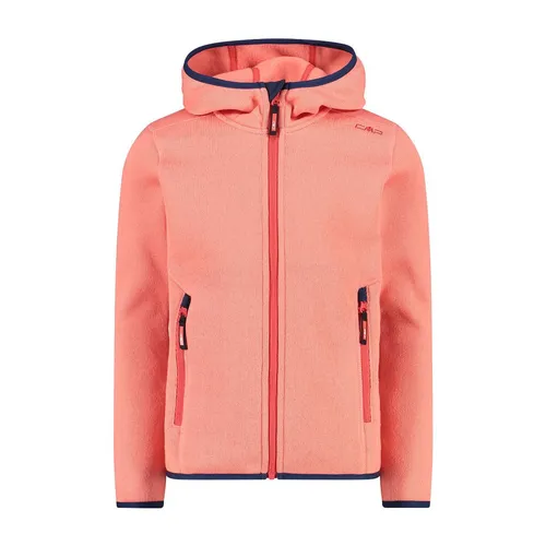 CMP Kid Gjacket Fix Hood Flamingo 176 - Outdoor Freizeitjacke für Kinder, mit festem Kapuzen-Design und winddichter Zip-Verschluss, ideal für aktive Abenteuer im Freien.