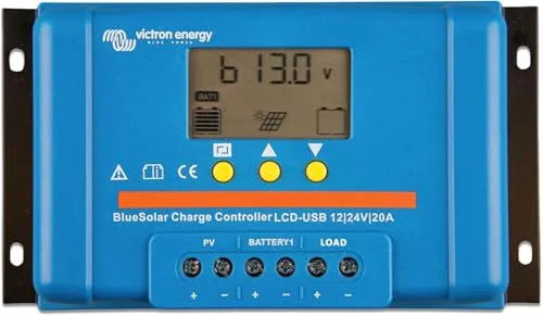 Victron Energy Blue-Solar PWM-LCD&USB Laderegler 20A von Victron Energy