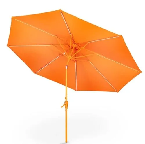 blumfeldt Sonnenschirm mit LED-Beleuchtung in orange von blumfeldt