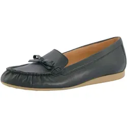 Paul Green Slipper Glattleder für Damen in Schwarz, Gr. 40,5 - Halbschuhe aus hochwertigem Glattleder mit flachem Blockabsatz und Super-Soft Innensohle für optimalen Tragekomfort. Ideal für casual Anlässe.