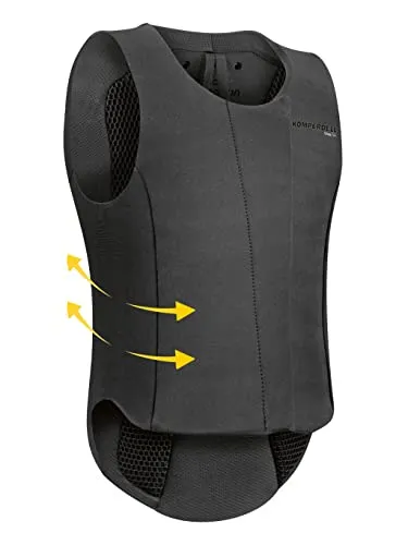 Komperdell Ballistic Flexfit Pro Junior REIT-, Skiprotektor, Größe:116, Farbe:Black/Graphite