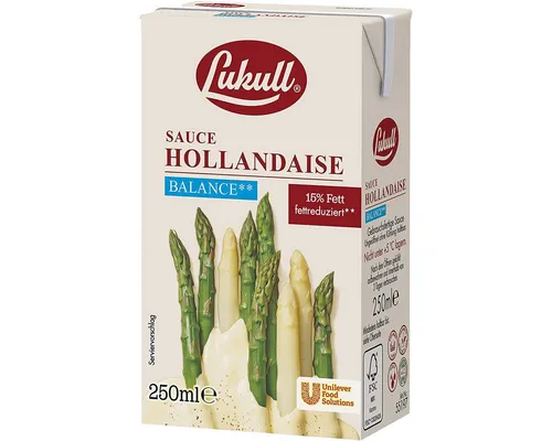 Lukull Saucen, Lukull Sauce Hollandaise Balance cremig Premium Produkt 250ml
