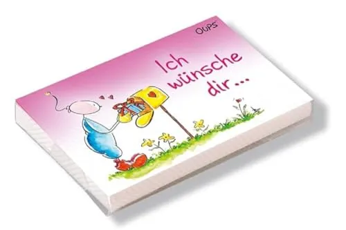 Oups Kärtchenbox: „Ich wünsche Dir ...“: 24 Kärtchen mit