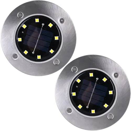 Casativo Edles Solar-Bodenstrahler 200lm IP44 mit Erdspiess: Helle Aussenleuchte für Garten & Weg – Schaffen Sie Sicherheit & Lichtakzente (2)