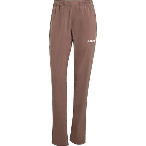 adidas Terrex Multi Essentials Stretch Pants - Damen Outdoorhose - Vielseitige Outdoorhose für Damen, ideal zum Wandern und Klettern, mit elastischem Bund und nachhaltigem Material aus 87% recyceltem Polyester für optimalen Tragekomfort und Bewegungsfreiheit.