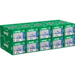 Heimwerker Set Smart, 10 Packungen, 4.200 Schrauben - Motorradreifen und vielseitige Senkkopfschrauben mit WIROX-Beschichtung bieten langanhaltenden Korrosionsschutz und sind ideal für offene Bauwerke ohne direkte Bewitterung.