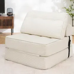 HOMMPA Klappbares Schlafsofa mit Kissen