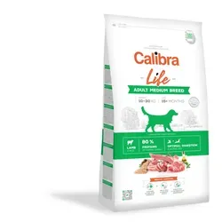 Calibra Dog Life Adult Medium Lamb 12 kg - Hochwertiges Hundefutter - Hundefutter für mittelgroße Rassen (10–30 kg) mit hochwertigem Lammfleisch, fördert die Gesundheit und Vitalität Ihres Hundes.