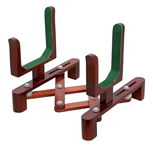 Gewa Violin & Viola Stand Wood - Ständer & Bügel für Streich & Zupfinstrumente, aus hochwertigem Holz mit filzüberzogener Instrumentenauflage für optimalen Schutz