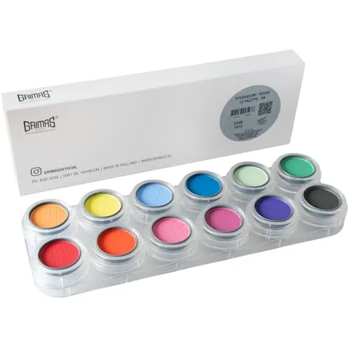 Rouge-/Lidschattenpalette RA mit 12 Farben