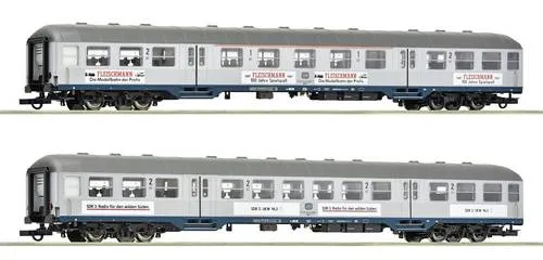 Roco 6200206 2-tlg Set Nahverkehrswagen „Silberlinge“ DB Spur H0