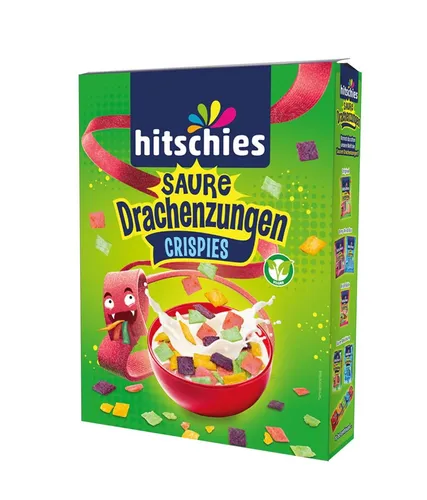 hitschies Saure Drachenzungen Crispies 270g Sonderangebot von Hitschies