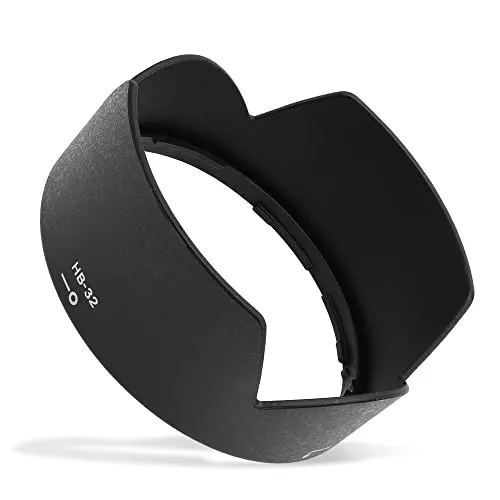 CELLONIC Gegenlichtblende kompatibel mit Nikon AF-S DX Zoom Nikkor 18-105mm, 18-140mm 3.5-5.6 - Bajonett HB-32 Objektiv Sonnenblende Kamera Streulichtblende Lens Hood