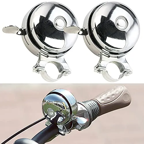 infactory Fahrradklingeln: 2er Pack Original Chinesische Fahrradklingel (Fahrradklingel Retro, Kinder, Fahrradhupe)