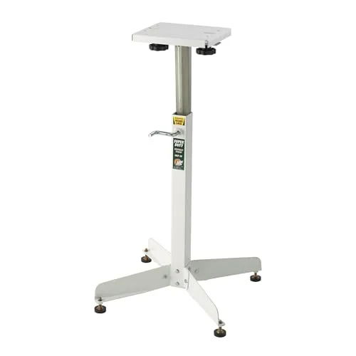 HTC HGP-10, verstellbarer Schleifständer, 227 kg Tragkraft, Weiß