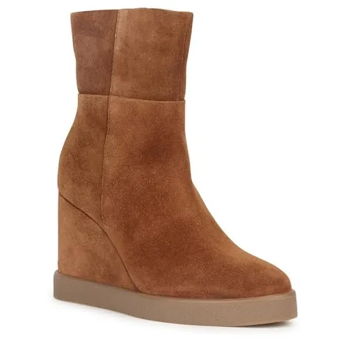 GEOX D ELIDEA WEDGE Brown von Geox