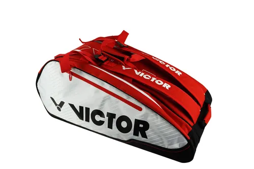 VICTOR Multithermobag Schlägertasche für Badminton, Tennis und Squash - Vielseitige Schlägertasche für alle Racketsportarten mit separatem Schlägerfach, belüftetem Schuhfach und gepolsterten Tragegurten für optimalen Komfort.
