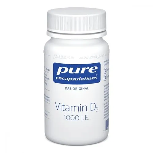 Pure Vitamin D3 1000 I.E. 60 Kapseln