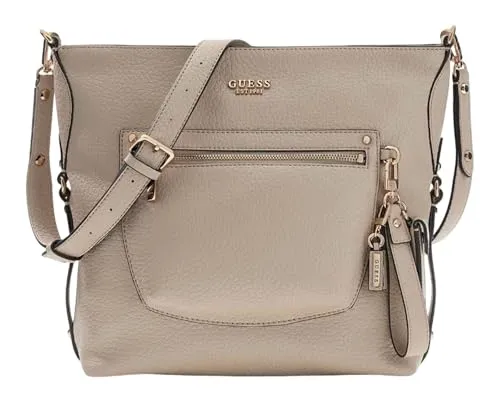 GUESS Schultertasche Marsha Crossbody Bag Light Taupe beige