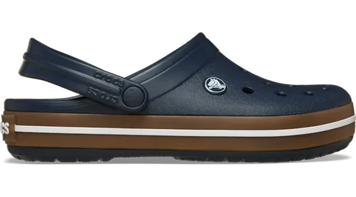 Crocs Sandale Crocband Gum Clog navyblau - Größe 46-47 - Stylische Crocs Sandale mit Gummiband für zusätzlichen Akzent. Das leichte Croslite-Schaummaterial sorgt für hohen Tragekomfort. Ideal für Freizeit und Alltag, einfach zu reinigen und schnelltrocknend.