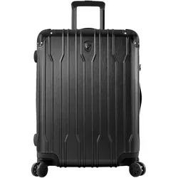 Heys Xtrak Hartschalen-Trolley, 77 l, Schwarz - Hochwertiger Koffer aus Polycarbonat mit TSA-Schloss und Volumenerweiterung, ideal für Reisen. 360°-Doppelrollen und komfortables Trolleygestänge sorgen für mühelosen Transport.