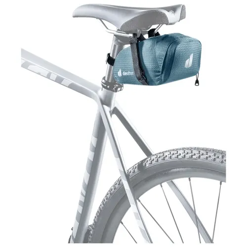 Deuter Bike Bag 0.8 atlantic – Praktische Satteltasche - Fahrradtaschen: Die kompakte Deuter Bike Bag 0.8 bietet Platz für wichtige Utensilien und sorgt mit reflektierenden Elementen für Sicherheit bei schlechten Lichtverhältnissen.