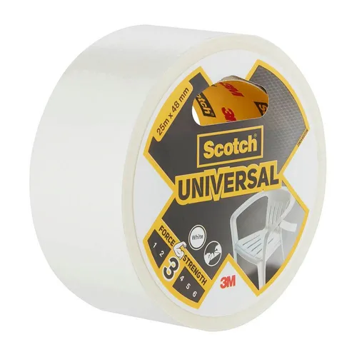 Scotch Universal Gewebeband weiß 48 mm x 25 m von Scotch