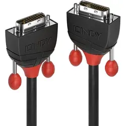 Lindy 36251 DVI-Kabel 1 m DVI-D Schwarz, Rot