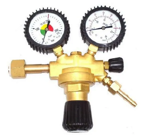 Apex Druckminderer Druckminderer Argon, Co2 Flaschendruckminderer in Bar, (1-St)