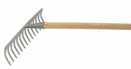 Flora Gartenrechen pulverbeschichtet 16 Zinken, ohne Stiel 02289/16