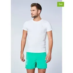 Chiemsee T-Shirt 2er-Pack - Vielseitige Herren-Shirts im 2er-Pack von CHIEMSEE. Aus weichem Jersey und mit stylischem Jumper-Motiv, ideal für jeden Freizeit-Look. Komfort trifft auf Stil – perfekt für deinen Alltag!